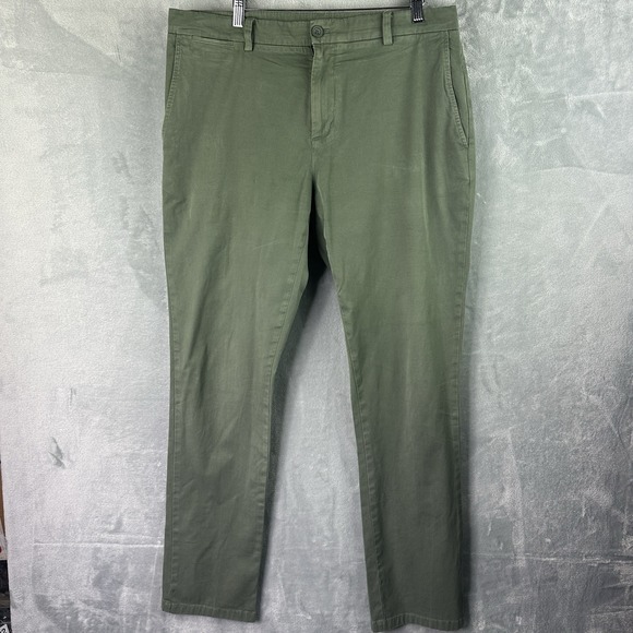 Vineyard Vines Other - Vineyard Vines Slim Pants Men's 36x34 Olive Green Stretch Chino Casual